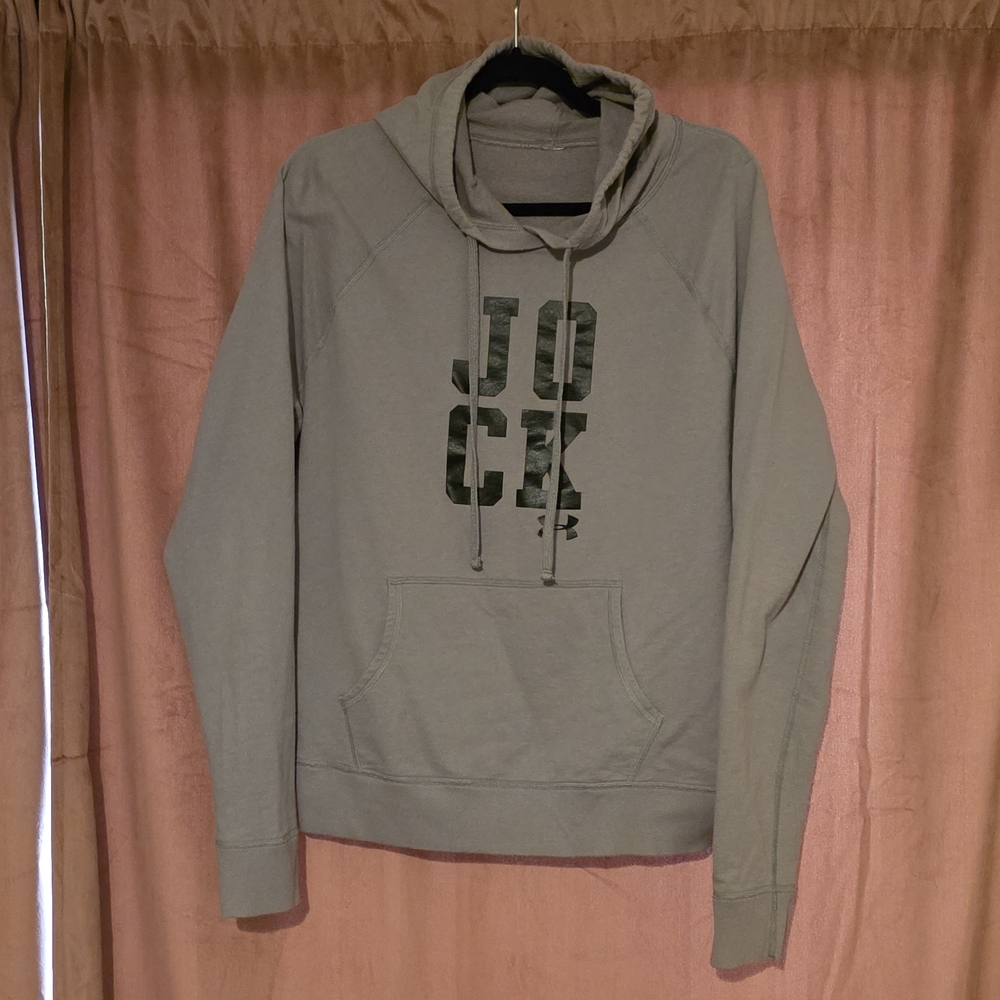 Gray Hoodie with Graphic Print